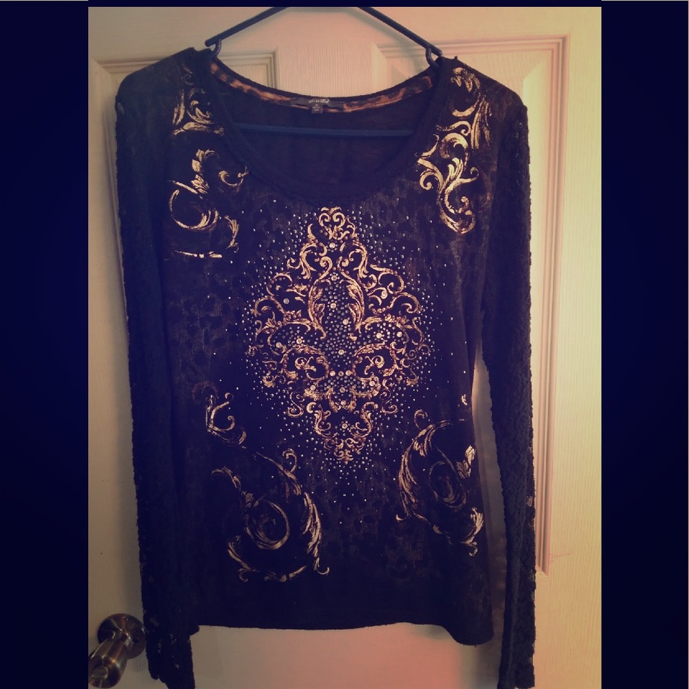 Miss Me long sleeve shirt Size Medium excellent